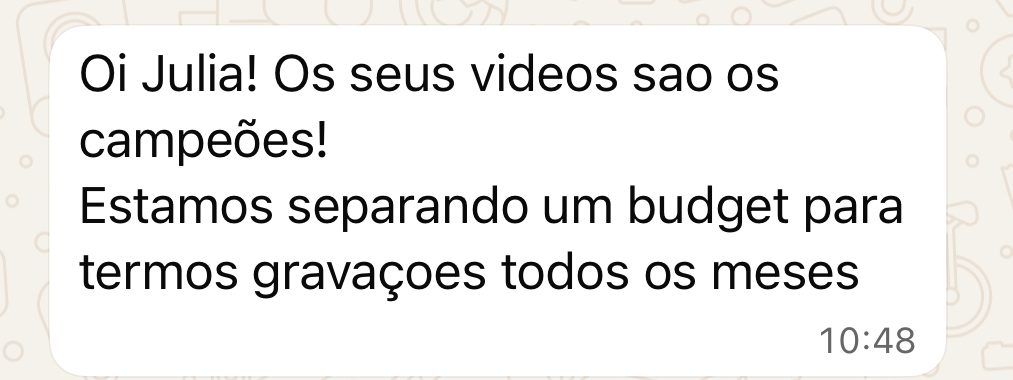 WhatsApp seus vídeos são os campeões